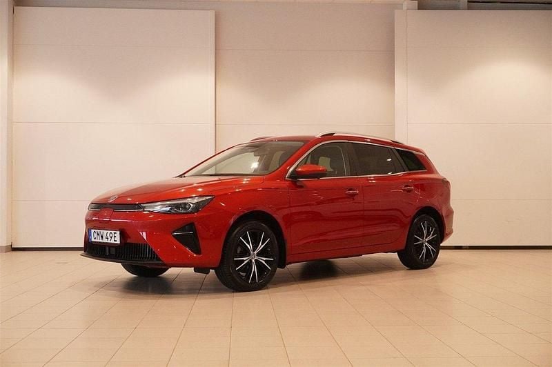 Röd Begagnad 2022 MG MG5 EV Luxury Kombi | 199 900 kr - Bild 1/4