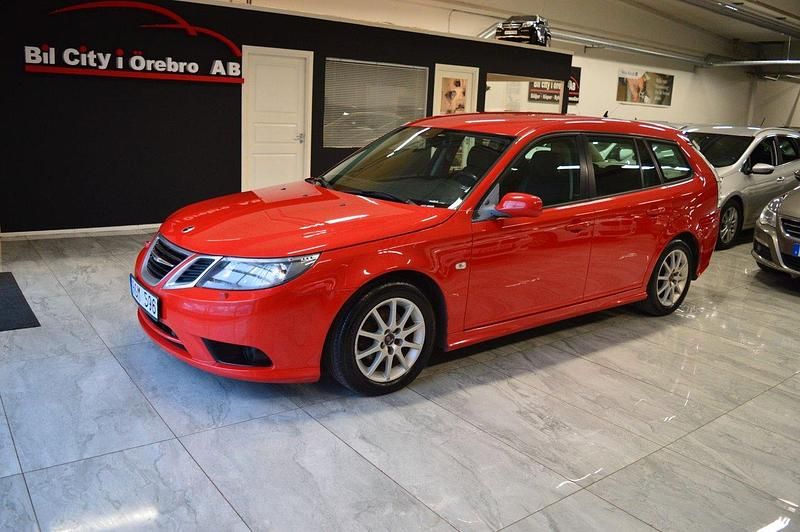 Röd Begagnad 2007 Saab 9-3 Kombi | 42 900 kr (Marknadspris) - Bild 1/4