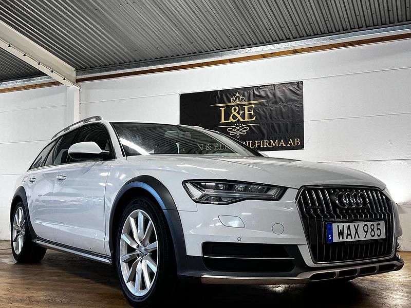 Vit Begagnad 2016 Audi A6 Allroad Ambition Kombi | 189 900 kr (Marknadspris) - Bild 1/4