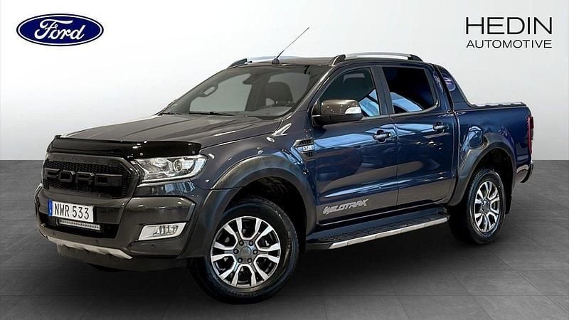 Grå (grey) Begagnad 2017 Ford Ranger Wildtrack Pickup | 279 900 kr (Marknadspris) - Bild 1/4