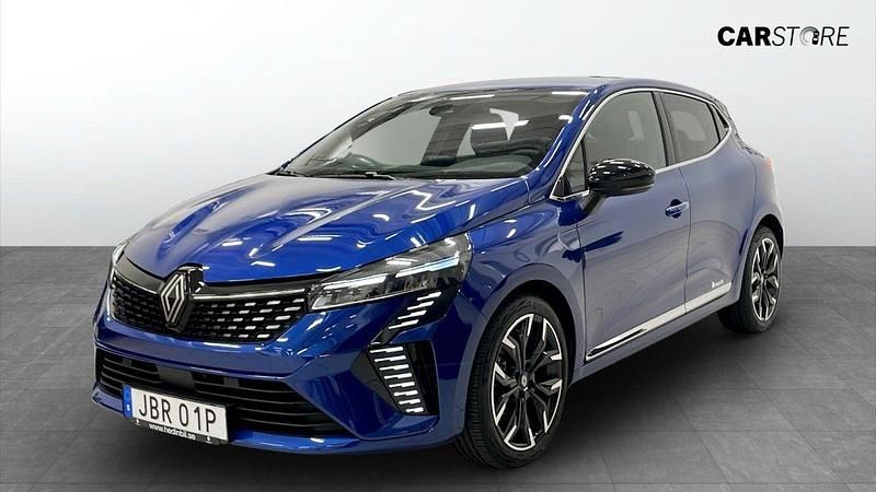 Blå (blue) Begagnad 2023 Renault Clio V Techno Halvkombi | 189 900 kr (Marknadspris) - Bild 1/4