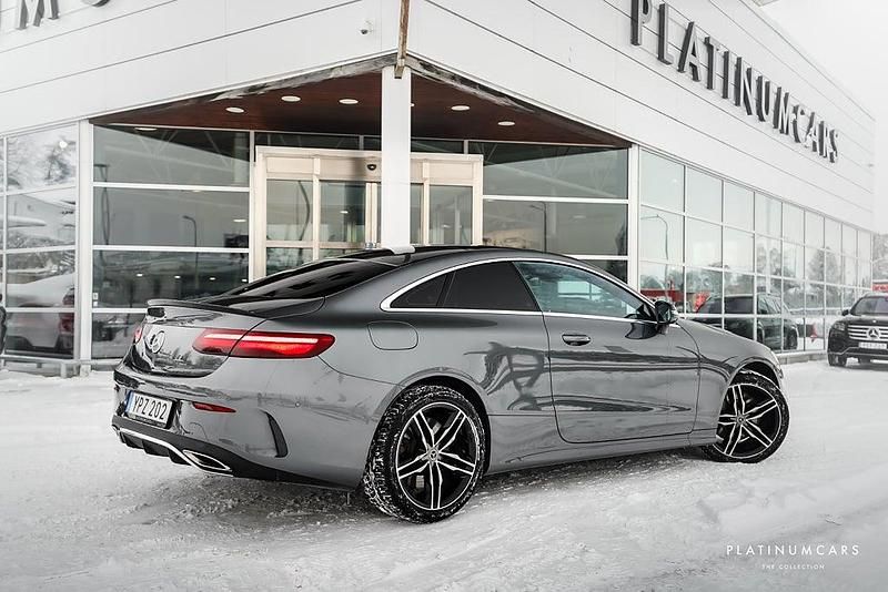 Begagnad Mercedes E400 AMG 333 HK (244 kW) 2017 Grå Sportkupé