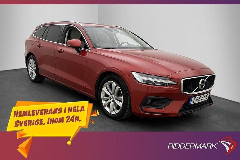Röd Begagnad 2021 Volvo V60 Kombi | 269 900 kr (Marknadspris) - Bild 1/3