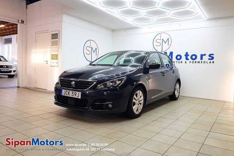 Begagnad Peugeot 308 Active 131 HK (96 kW) 2019 Grå Halvkombi