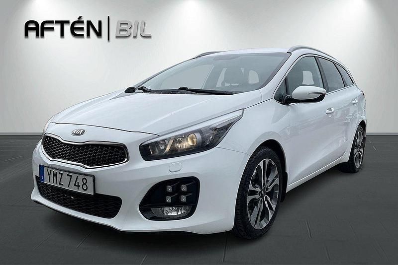 Vit (vitmetallic) Begagnad 2017 Kia Ceed Sportswagon GT-Line Kombi | 139 900 kr (Marknadspris) - Bild 1/3