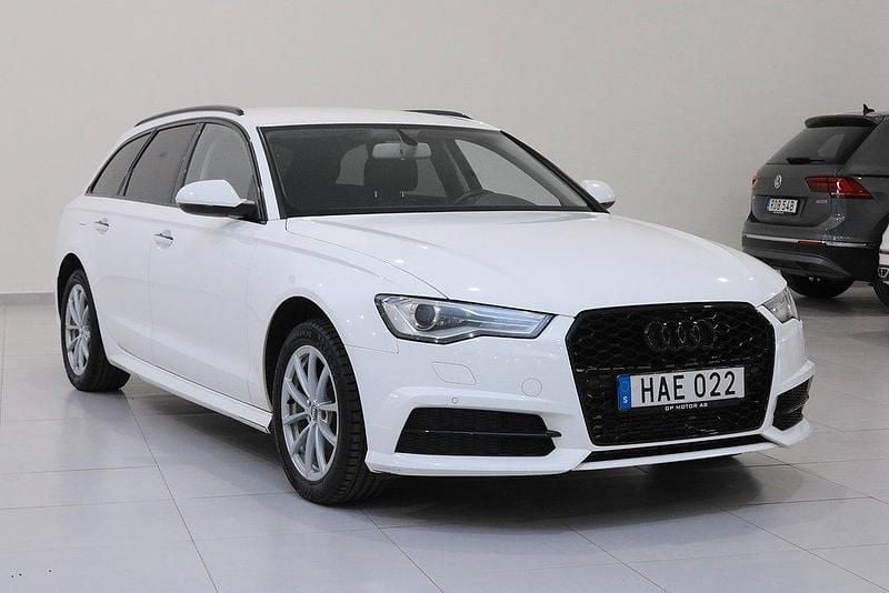 Vit Begagnad 2015 Audi A6 Sport Kombi | 169 900 kr (Marknadspris) - Bild 1/4