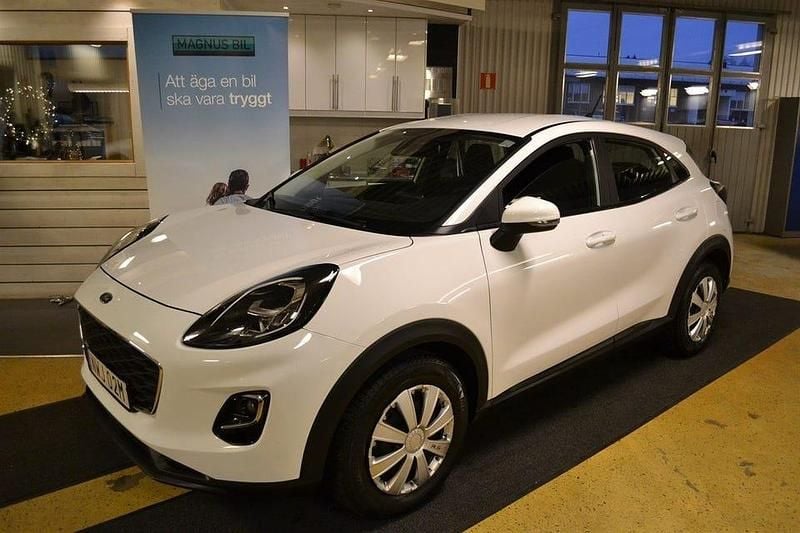 Vit Begagnad 2023 Ford Puma Titanium SUV | 198 500 kr - Bild 1/4
