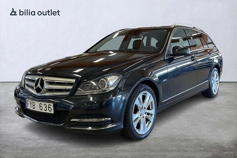 Svart Begagnad 2012 Mercedes C200 Kombi | 109 900 kr (Marknadspris) - Bild 1/3