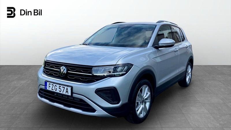 Silver (reflex silver metallic) Ny 2025 VW T-Cross Life SUV | 3 495 kr - Bild 1/4