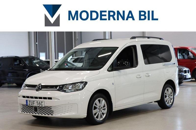 Vit Begagnad 2023 VW Caddy Life Minibuss | 348 900 kr (Lite dyr) - Bild 1/4