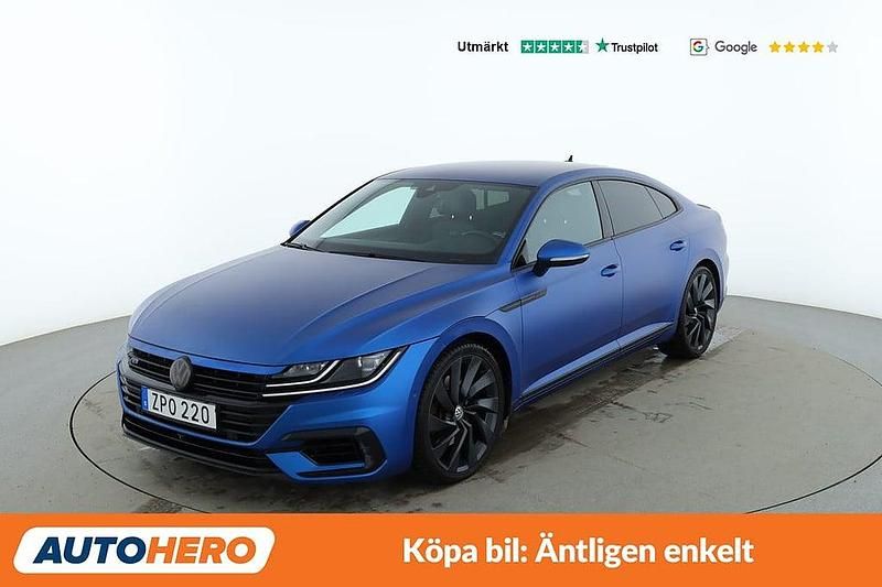 Blå Begagnad 2019 VW Arteon R-line Halvkombi | 320 000 kr (Marknadspris) - Bild 1/4