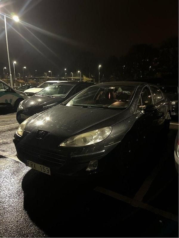 Svart Begagnad 2007 Peugeot 407 Sedan | 30 000 kr - Bild 1/4