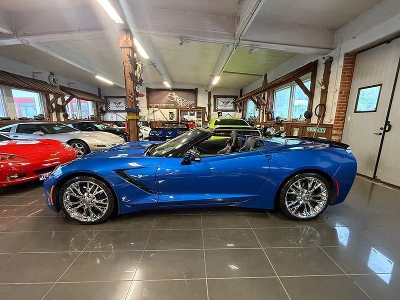 Begagnad Chevrolet Corvette Stingray 466 HK (342 kW) 2016 Blå Cab