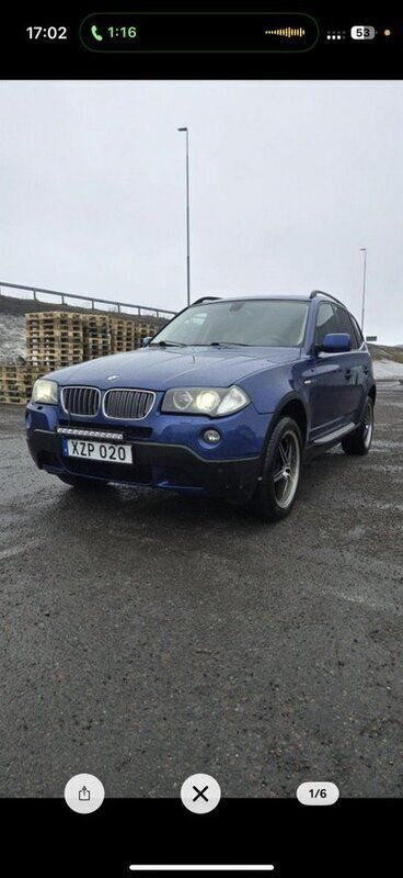 Blå Begagnad 2007 BMW X3 Comfort Edition SUV | 56 900 kr - Bild 1/4