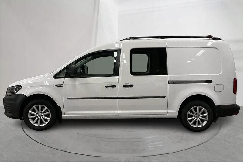Begagnad VW Caddy Maxi 2020 Vit Minibuss