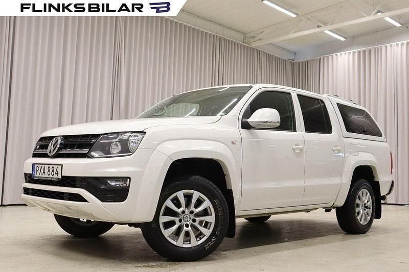 Vit Begagnad 2018 VW Amarok Pickup | 319 900 kr (Bra pris) - Bild 1/4