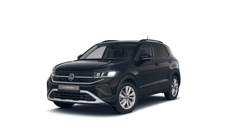 Grå Ny 2024 VW T-Cross Life SUV | 335 700 kr (Dyr) - Bild 1/4