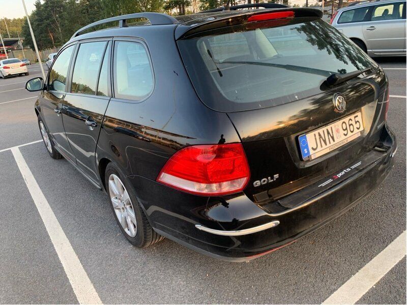 Svart Begagnad 2009 VW Golf VI Kombi | 40 000 kr (Superpris) - Bild 1/4
