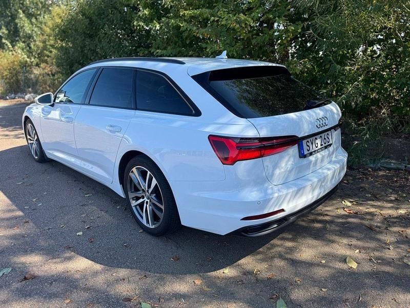 Begagnad Audi A6 S-Line 204 HK (150 kW) 2019 Vit Kombi