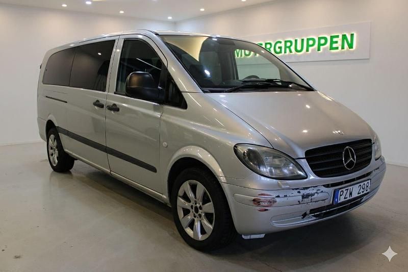 Silver Begagnad 2008 Mercedes Vito Minibuss | 79 900 kr (Dyr) - Bild 1/4