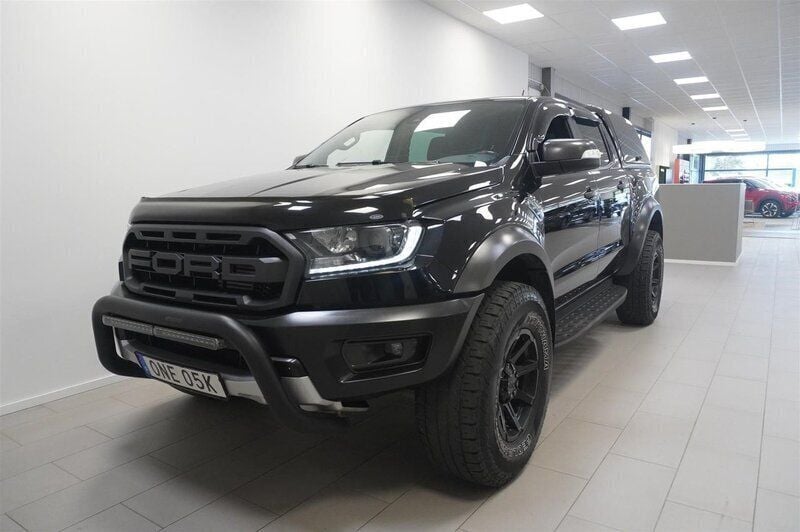 Svart Begagnad 2021 Ford Ranger Raptor Pickup | 469 000 kr (Marknadspris) - Bild 1/4