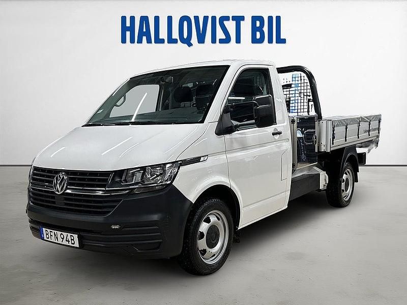 Vit Begagnad 2021 VW Transporter Van | 499 900 kr - Bild 1/4