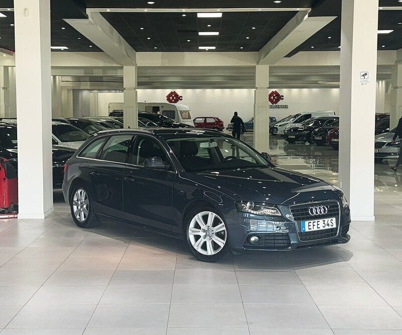 Mörkgrå Begagnad 2008 Audi A4 Sport Kombi | 69 900 kr (Marknadspris) - Bild 1/4