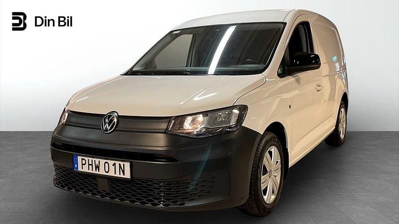 Vit (candyvit) Begagnad 2024 VW Caddy Minibuss | 319 000 kr (Bra pris) - Bild 1/4