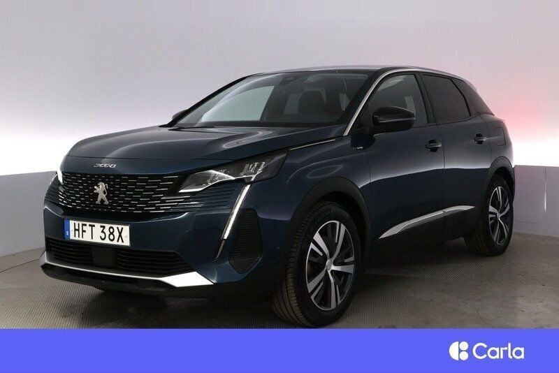 Blå Begagnad 2022 Peugeot 3008 Allure SUV | 249 900 kr (Superpris) - Bild 1/4