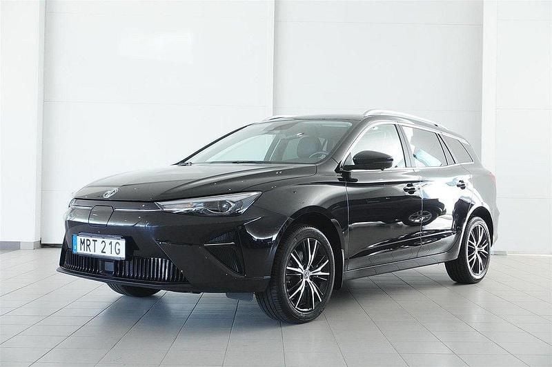 Svart (pebble black) Begagnad 2022 MG MG5 EV Kombi | 209 900 kr - Bild 1/4