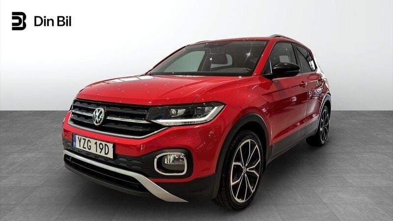 Röd Begagnad 2019 VW T-Cross GT SUV | 199 900 kr (Marknadspris) - Bild 1/4