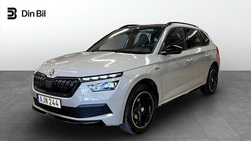 Grå (steel grey) Begagnad 2021 Skoda Kamiq Monte Carlo SUV | 247 900 kr (Lite dyr) - Bild 1/4