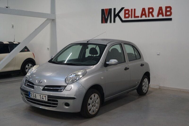 Silver Begagnad 2006 Nissan Micra Halvkombi | 32 900 kr (Marknadspris) - Bild 1/4