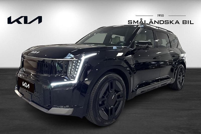 Svart Ny 2025 Kia EV9 3 SUV | 889 900 kr (Marknadspris) - Bild 1/4