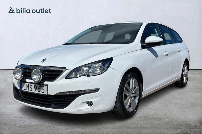 Vit Begagnad 2016 Peugeot 308 Active Kombi | 84 900 kr (Marknadspris) - Bild 1/3
