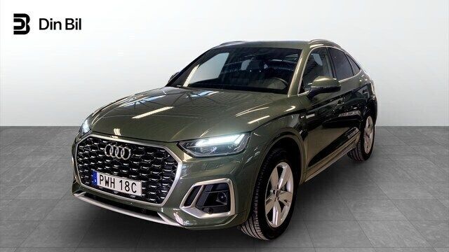 Distriktgrön metallic Begagnad 2024 Audi Q5 Sportback S-Line SUV | 599 000 kr (Marknadspris) - Bild 1/4