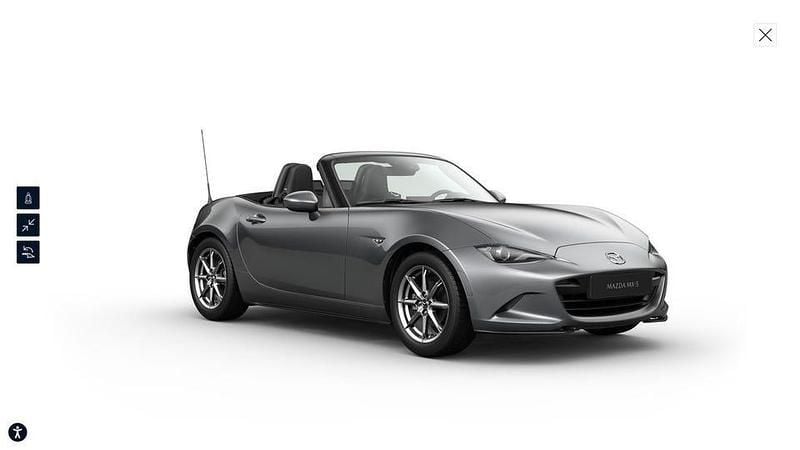Machine grey metallic Ny 2025 Mazda MX5 Exclusive Cab | 339 000 kr (Marknadspris) - Bild 1/4