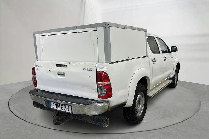 Begagnad Toyota HiLux 171 HK (125 kW) 2013 Vit Pickup