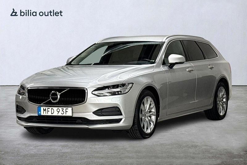Silver Begagnad 2019 Volvo V90 Momentum Kombi | 214 900 kr (Marknadspris) - Bild 1/3