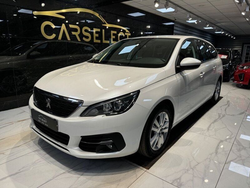 Vit Begagnad 2020 Peugeot 308 Allure Kombi | 149 900 kr (Bra pris) - Bild 1/4
