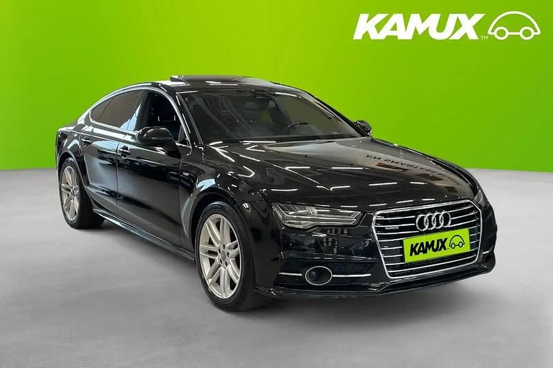 Svart Begagnad 2017 Audi A7 Sportback S-Line Halvkombi | 279 800 kr (Marknadspris) - Bild 1/4