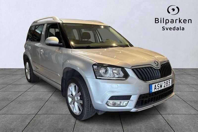 Silver Begagnad 2014 Skoda Yeti SUV | 99 990 kr (Marknadspris) - Bild 1/4