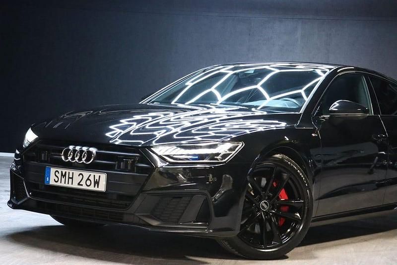 Begagnad Audi A7 S-Line 368 HK (270 kW) 2021 Svart Halvkombi