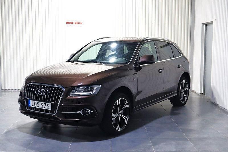 Brun Begagnad 2015 Audi Q5 Design SUV | 229 900 kr (Dyr) - Bild 1/4