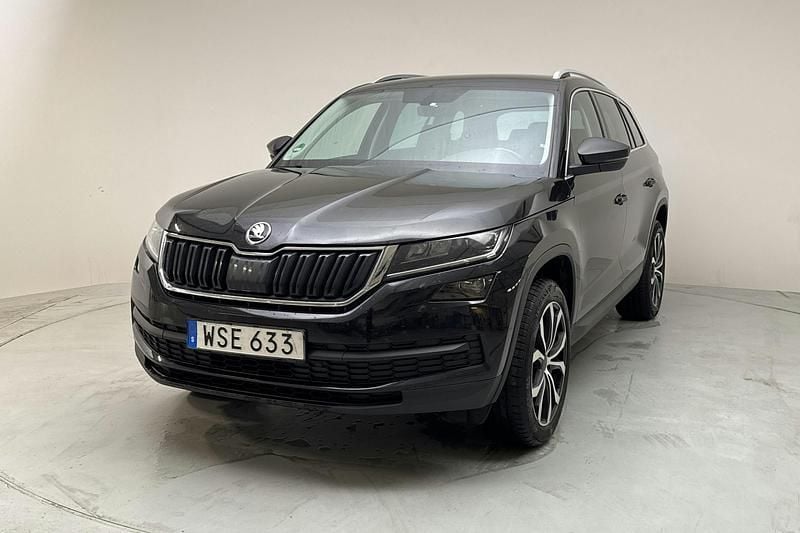 Svart Begagnad 2018 Skoda Kodiaq Business Line SUV | 185 000 kr (Lite dyr) - Bild 1/4
