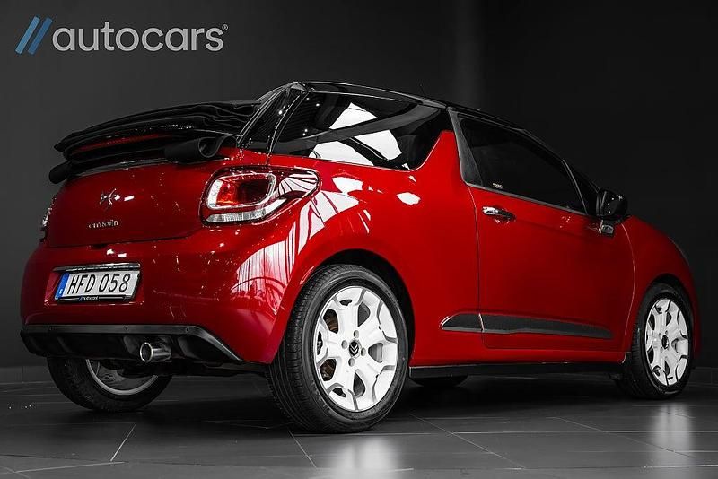 Begagnad Citroën DS3 Cabriolet 92 HK (67 kW) 2013 Röd Cab