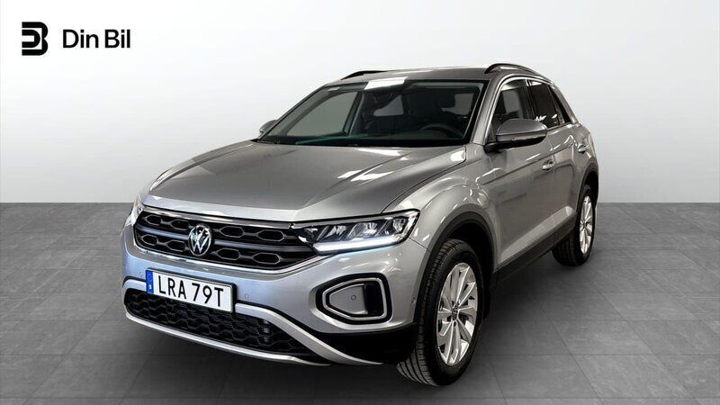 Silver Ny 2025 VW T-Roc Life SUV | 383 500 kr (Lite dyr) - Bild 1/4
