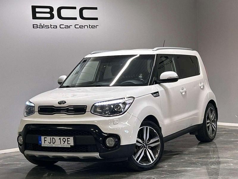 Vit Begagnad 2017 Kia Soul SUV | 124 899 kr (Lite dyr) - Bild 1/3