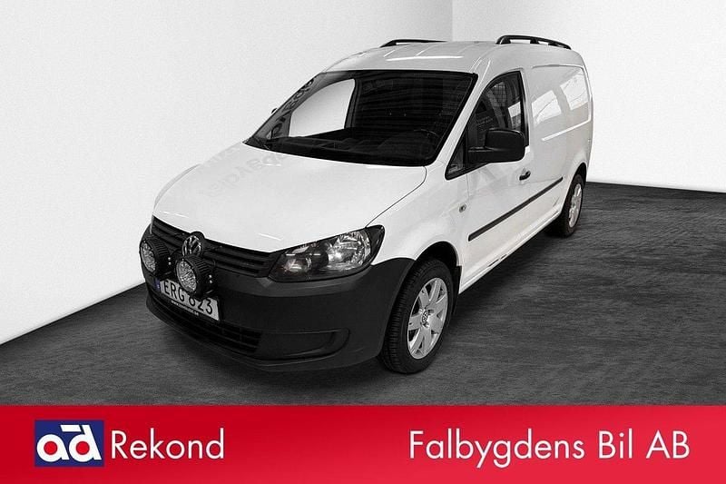 Vit Begagnad 2015 VW Caddy Maxi Minibuss | 79 900 kr (Marknadspris) - Bild 1/4