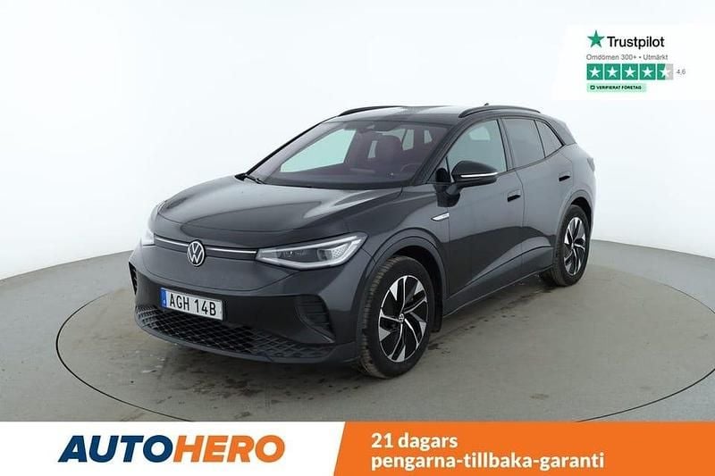 Grå Begagnad 2021 VW ID.4 Pro Performance SUV | 339 000 kr (Lite dyr) - Bild 1/4